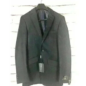 NWT Renoir Mens Size 34/28 Slim Fit Blue Suit Blazer